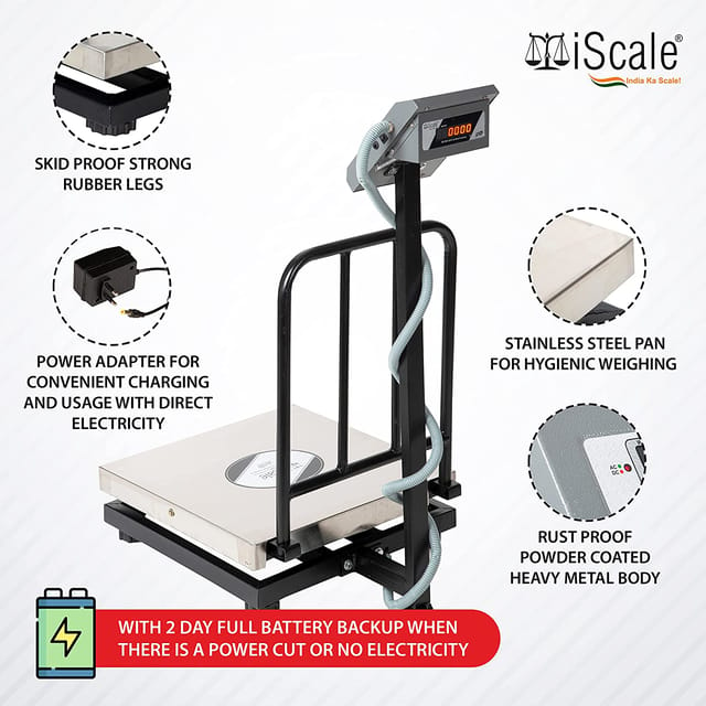 iScale i-17 Weight Capacity 200kg x 20g Accuracy, Chargeable