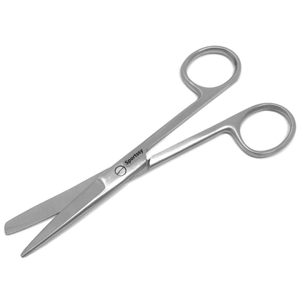 Sportssy Stainless Steel Straight 6'' Scissors for Precise Cutting (6" Inches 1 Unit)