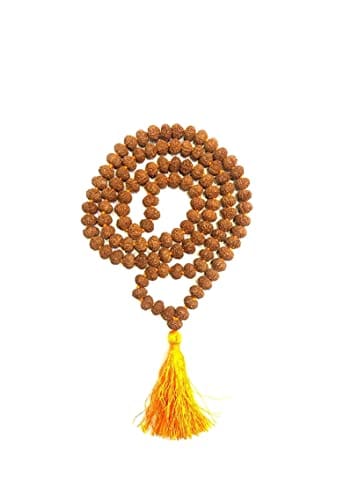 ShivTantra Rudraksha mala for men 5 mukhi 5mm 108+1 bead for wearing or japa mala with Certificate