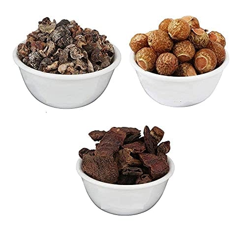 Reetha Amla Shikakai Combo Pack for Hairs Raw Form, 100 g Each