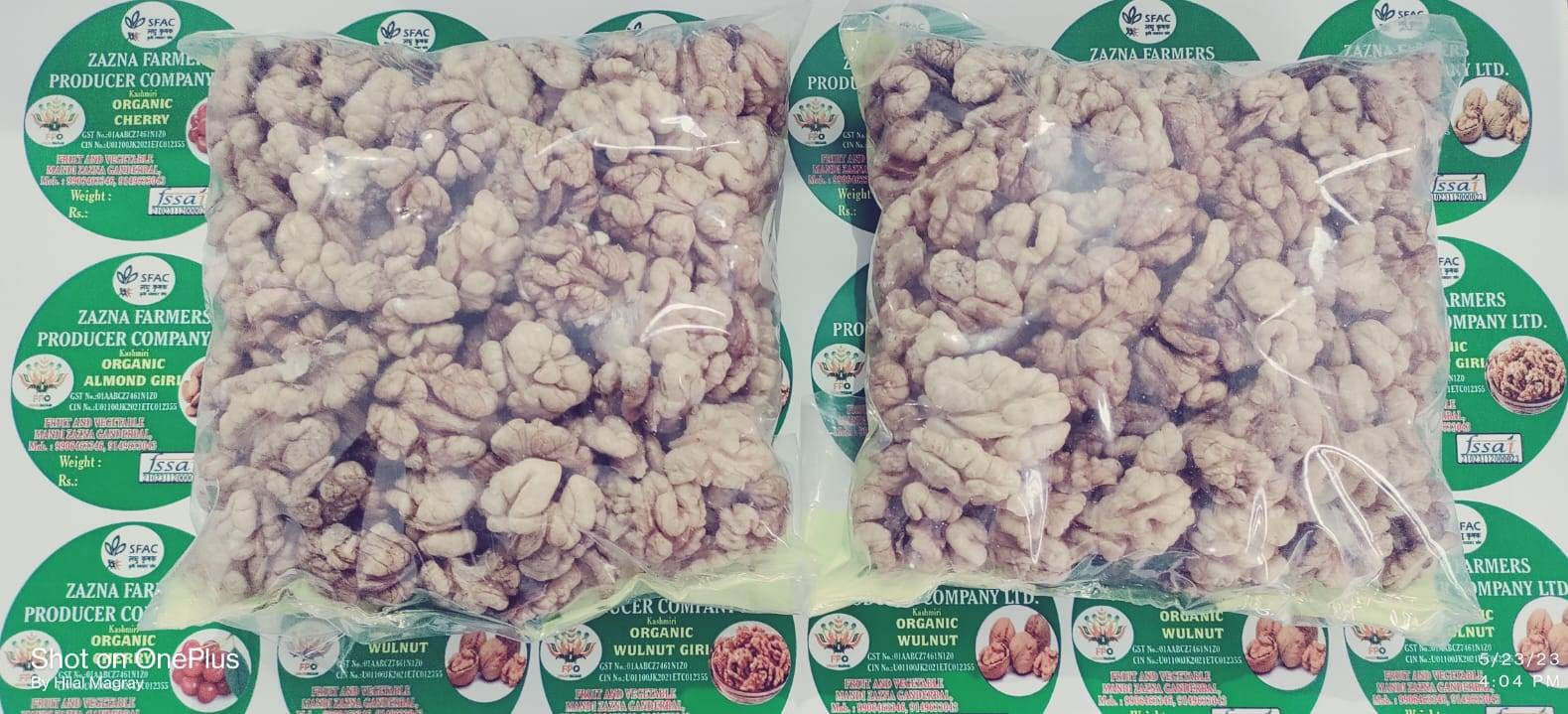 Organic Kashmiri Walnut Kernal 500g