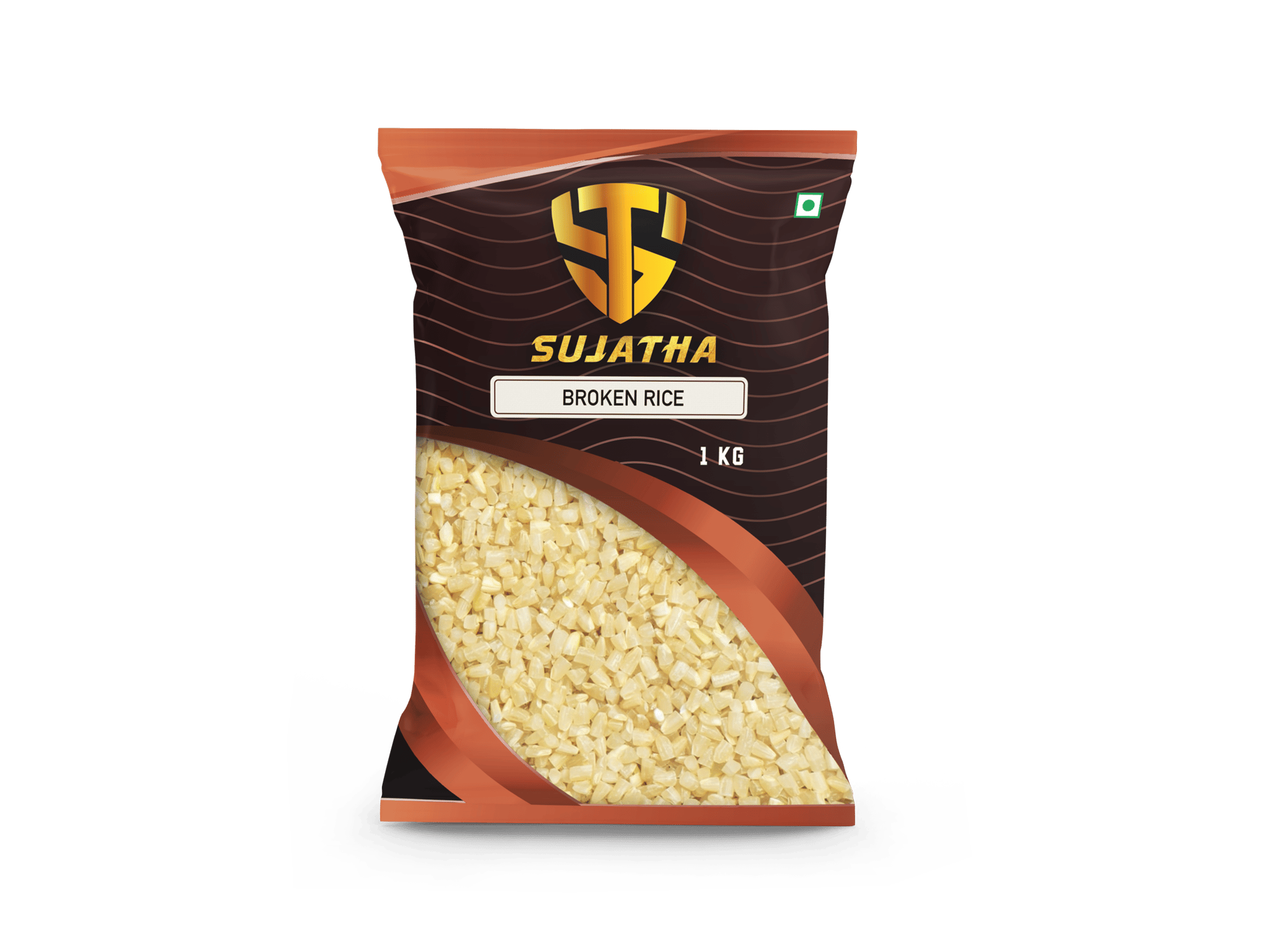 Sujatha Traders Premium Quality Sona Masoori Rice(Broken)