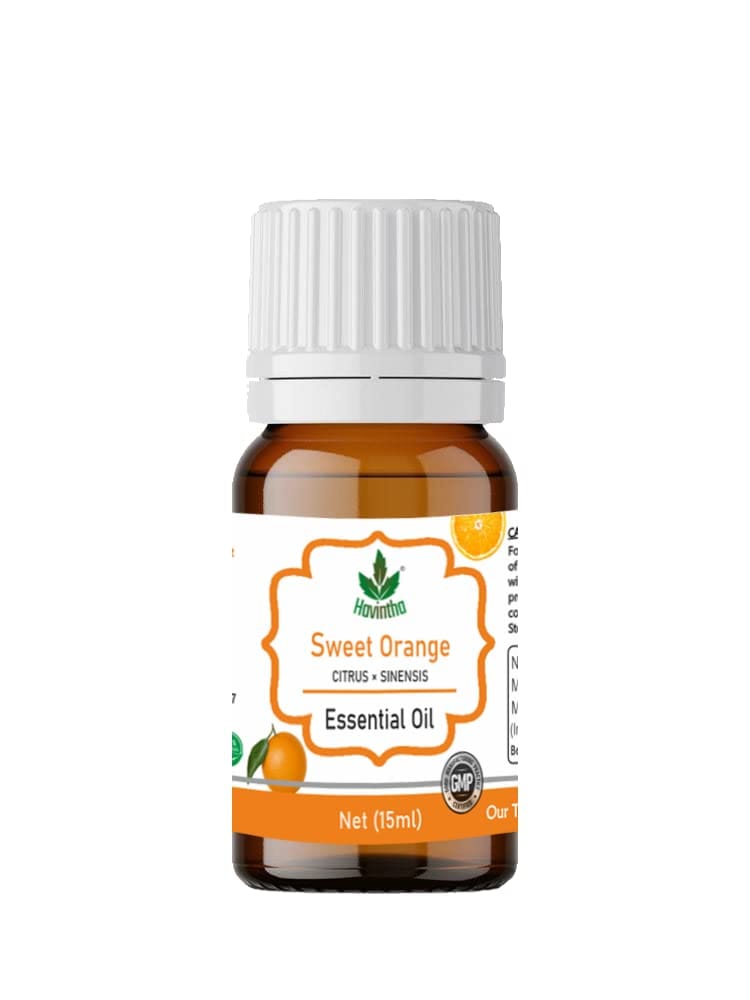 Havintha Orange Essential Oil for Fresh Mood, Dandruff and Acne Solution | 100% Organic - 15 ml.