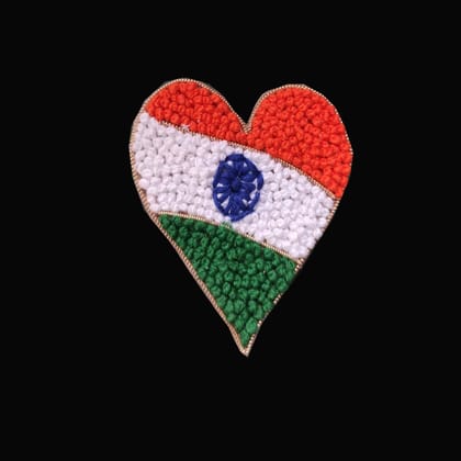 Indian Flag Patch Set of 2 pcs