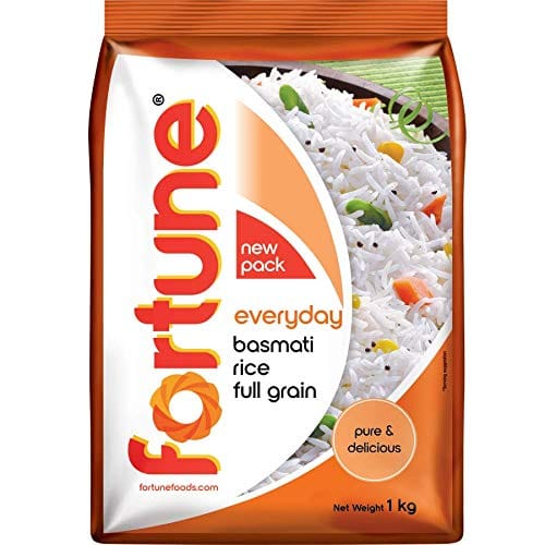 Fortune Everyday Basmati Rice/Akki, Full Grain, 1 kg