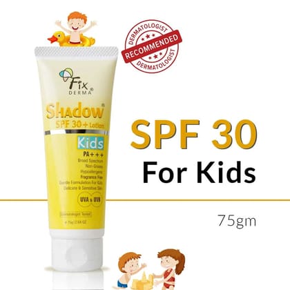 Fixderma Shadow Sunscreen Kids SPF 30+ Lotion