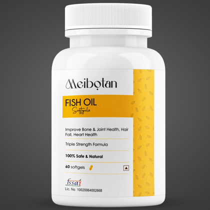 MEIBOTAN  Fish Oil 1000 mg Omega-3  for Man & Women (60 seftgels)