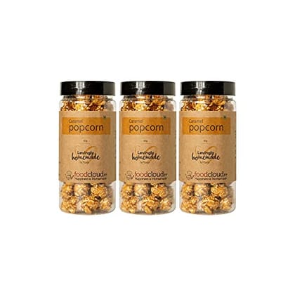 Caramel Popcorn - Pack of 3 (80 Grams Each)