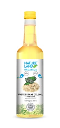 Natureland Organics White Sesame Oil 1 ltr