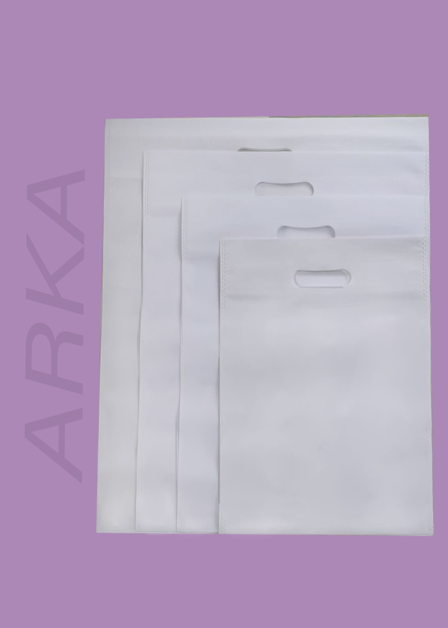 D Cut 10x14 (200 Pcs) Non Woven Carry Bags