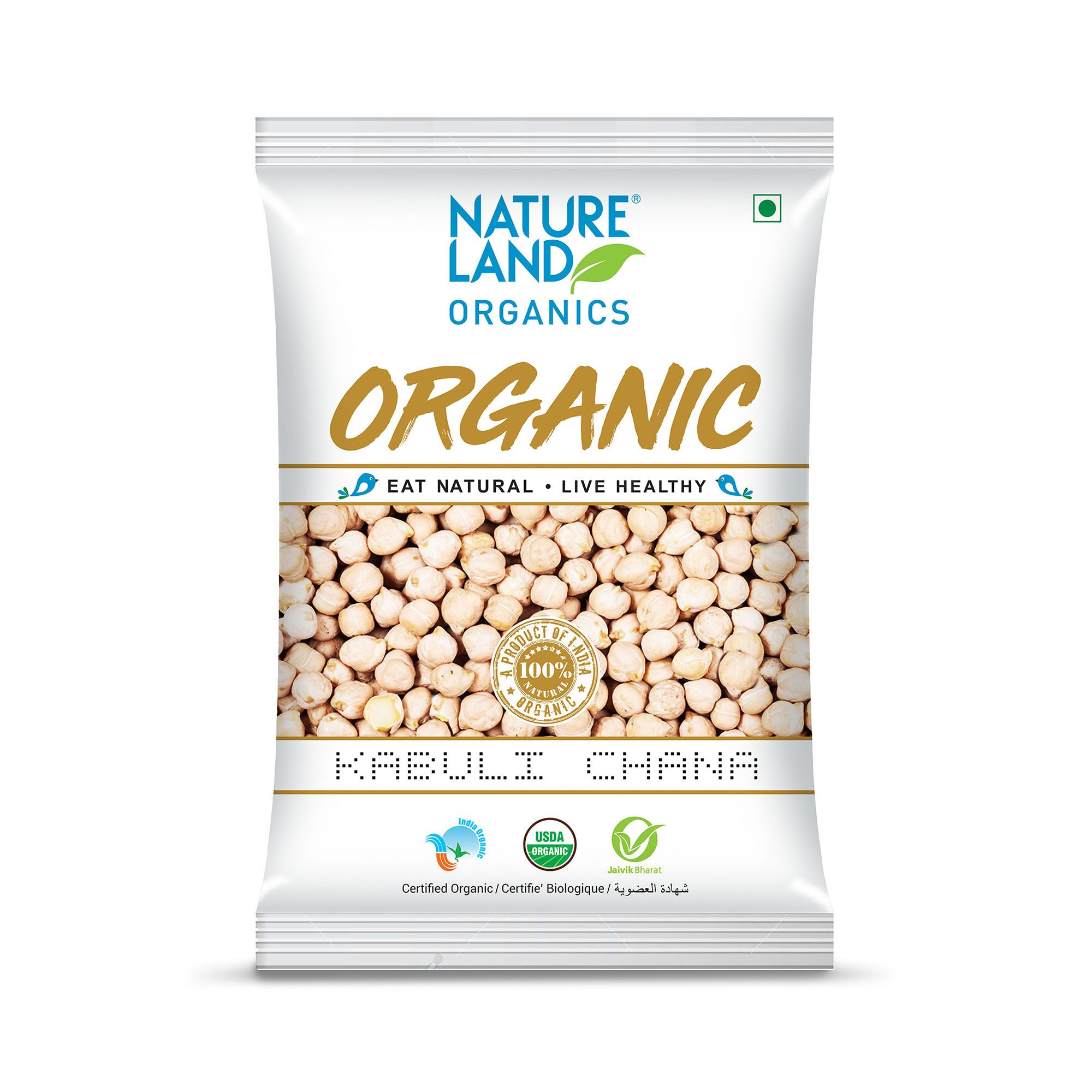 Natureland Organics Kabuli Chana 1 kg