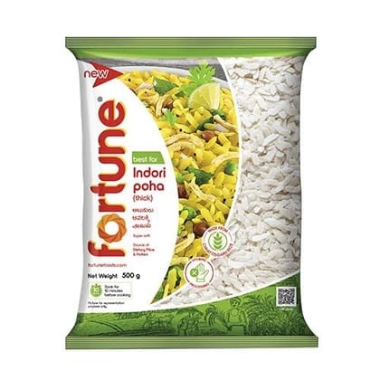 FORTUNE Indori Poha, Super Soft, 500g