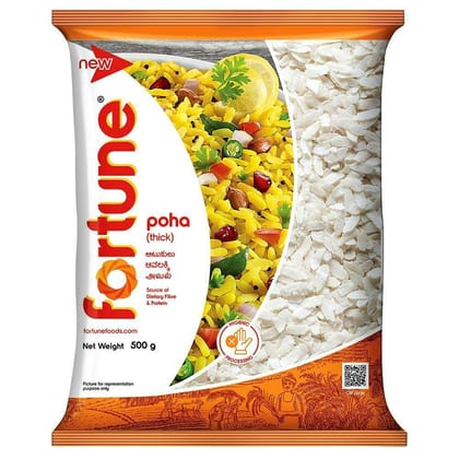 Fortune Thick Poha, 500g pouch