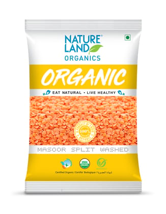 Natureland Organics Masur Split Washed 1 kg