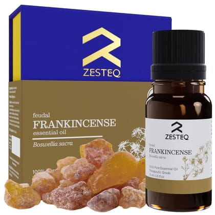 Zesteq Feudal Frankincense Essential Oil Pure Therapeutic Grade Aromatherapy (15 ml)