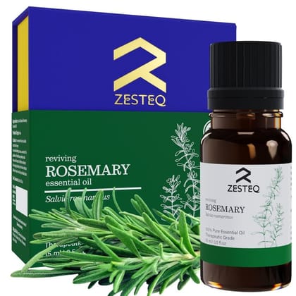 Zesteq Reviving Rosemary Essential Oil Pure & Natural Therapeutic Grade (15 ml)