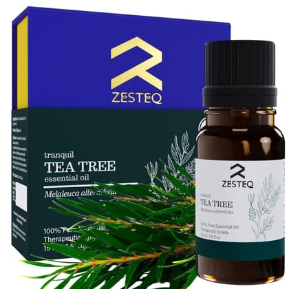 Zesteq Tranquil Tea Tree Essential Oil Therapeutic oil for Aromatherapy (15 ml)