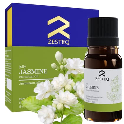 Zesteq Jasmine Essential oil Pure & Natural Essential Oil for Skin Nourishment (15 ml)