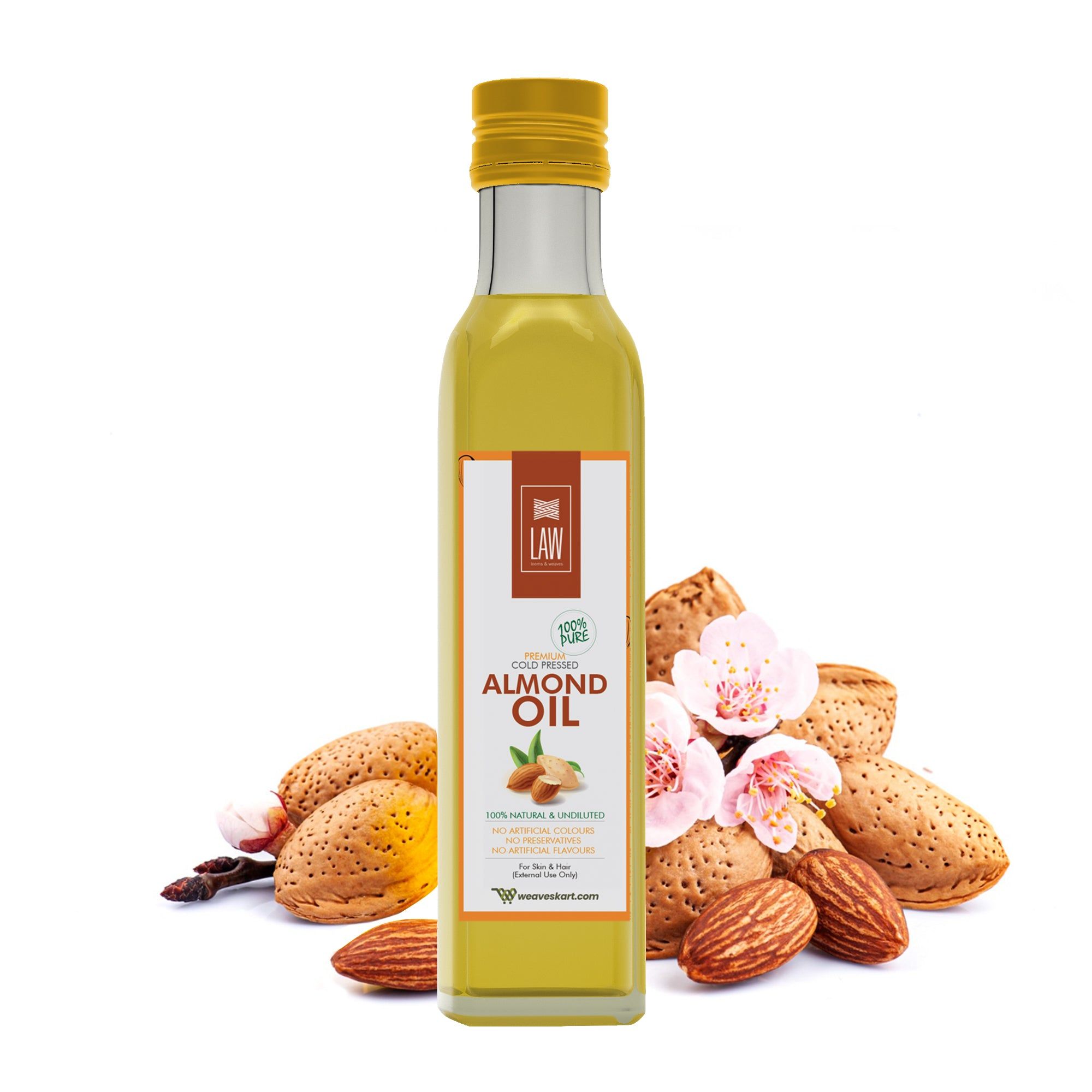 Sweet Almond oil – Make your skin more lustrous with pure Almond oil (100ml)