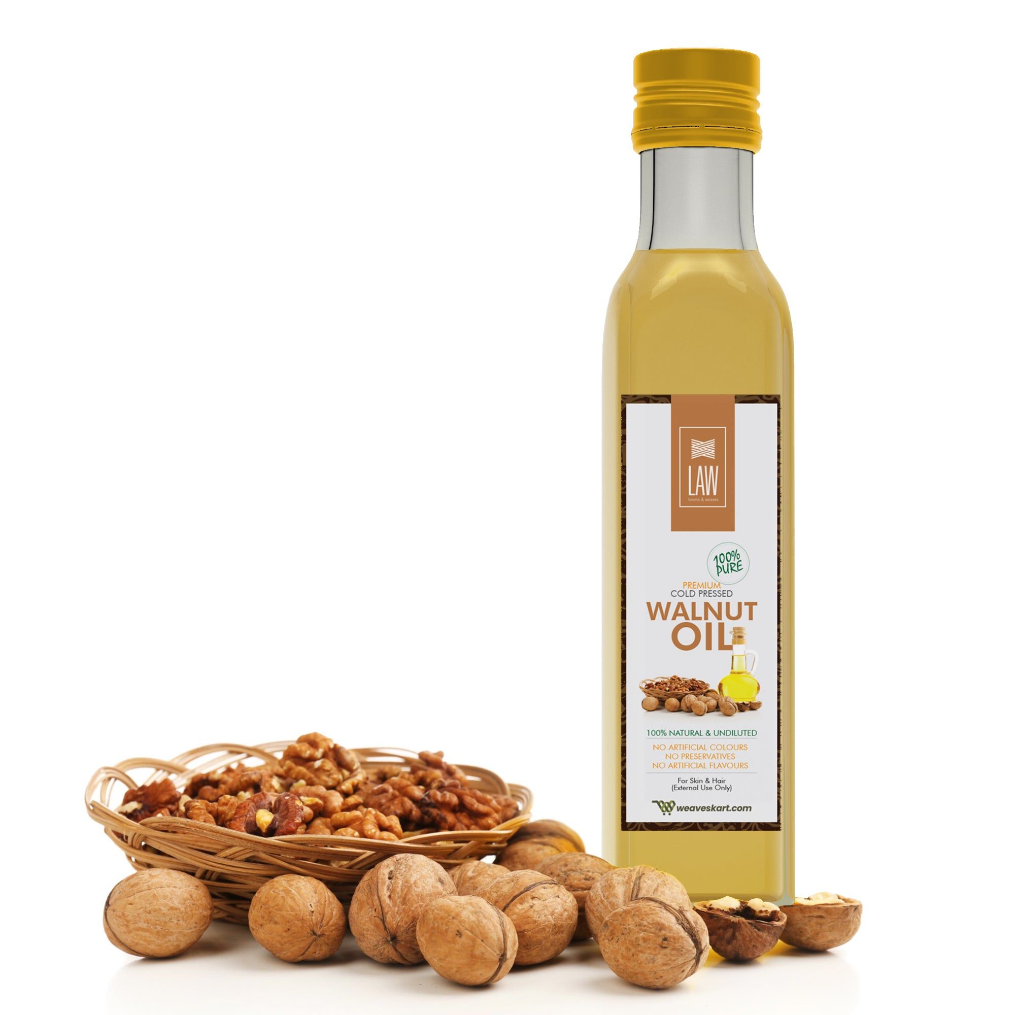 Walnut Oil – Enhance the natural glow using organic Walnut oil (100ml)