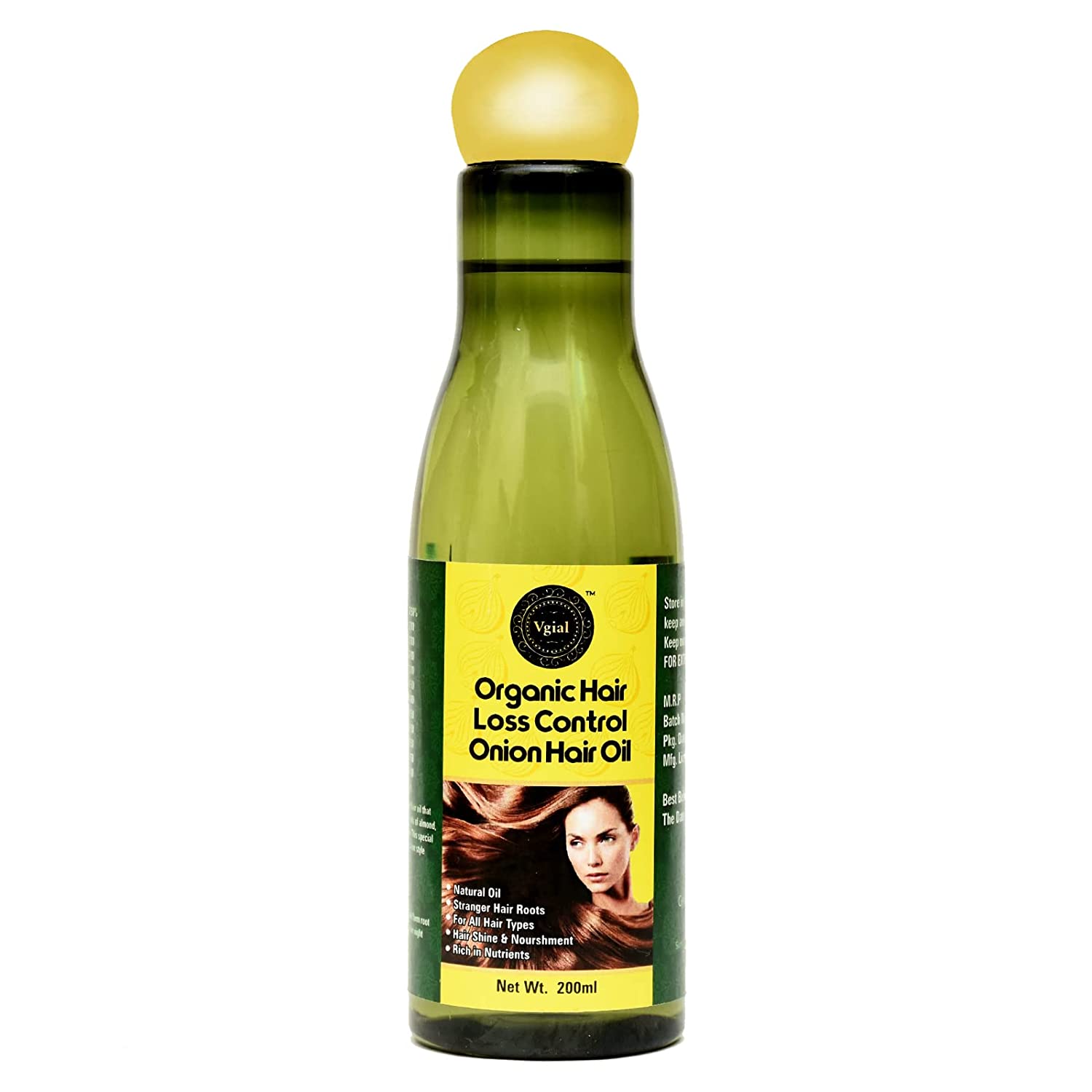 VGIAL Advansed Onion Hair Oil |Hair Growth Oil| Reduces hairfall | With Natural Coconut Oil, Onion Extracts, Vitamin E|200ml