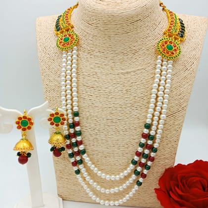 Traditional Meenakari  Jewellery   jumka  SetWomens and girls look like awesome  jewellery necklace best quality