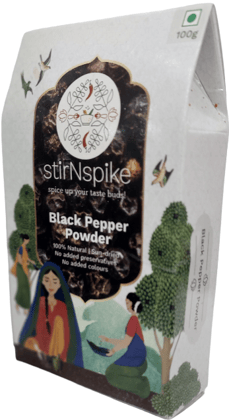 stirNspike Black Pepper Powder/Kali Mirch Masala, 100 gms