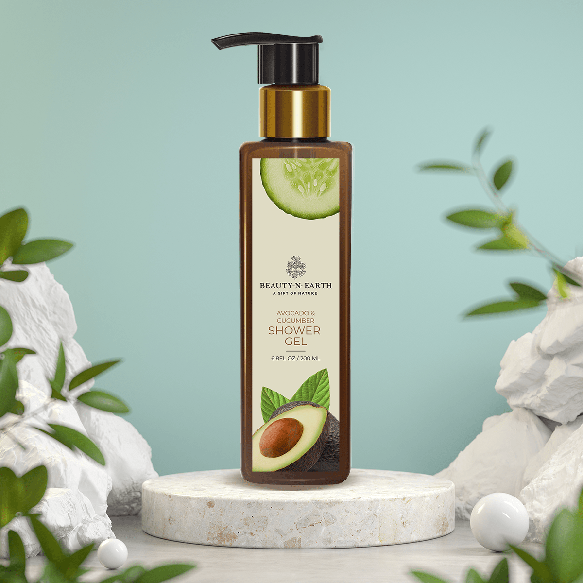 Avocado & Cucumber Shower Gel, 200ml