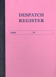 Despatch Register-500 Page for Central Government Office. Price for One Pc