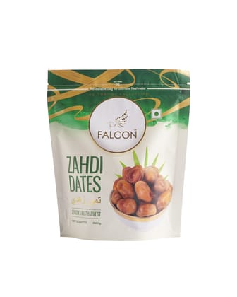 Falcon Zahdi Seeded Dates Pouch, 1 Kg (500g *2) Pack of 2