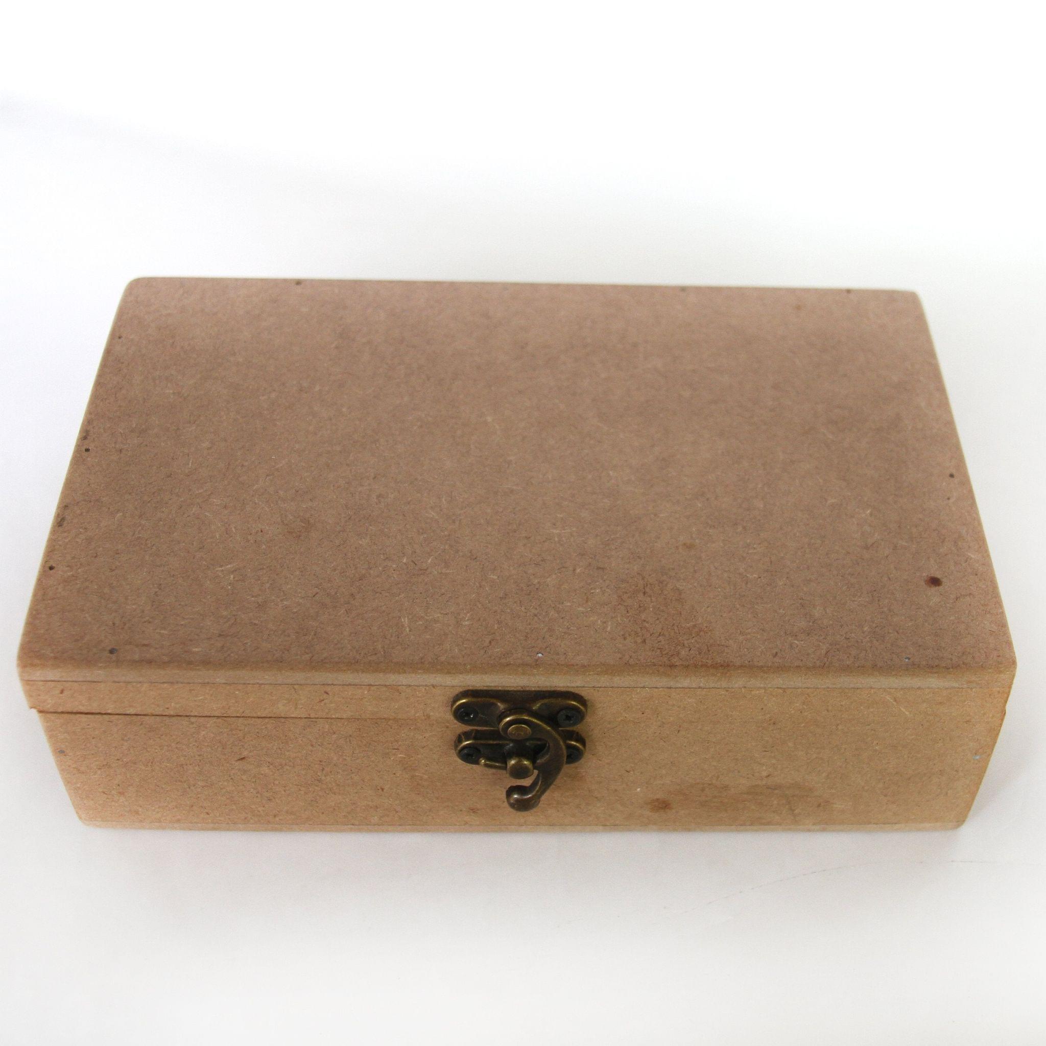 IVEI DIY MDF Box - 8 in X 5 in X 2.5 in