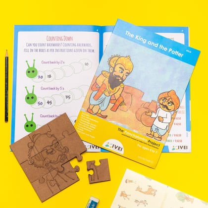 The King and the Potter - Workbook and DIY puzzle - 4 to 7 yrs