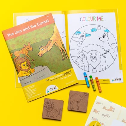 The Lion and the Camel - Workbook and 2 DIY Magnets - 4 to 7 yrs