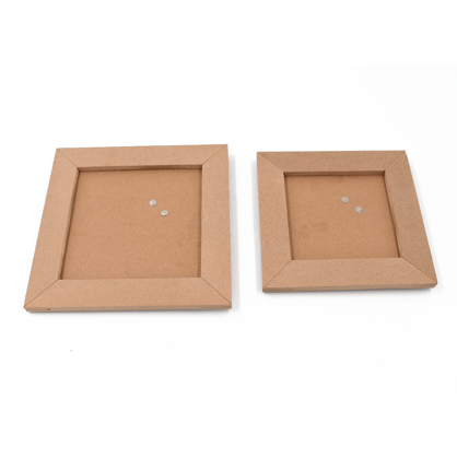 IVEI MDF Square Photoframes - DIY Set of 2