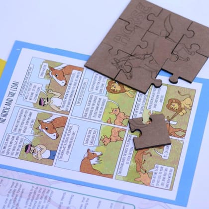 The Horse and the Lion - Workbooks and 1 DIY Puzzle  - 4 to 7 Yrs