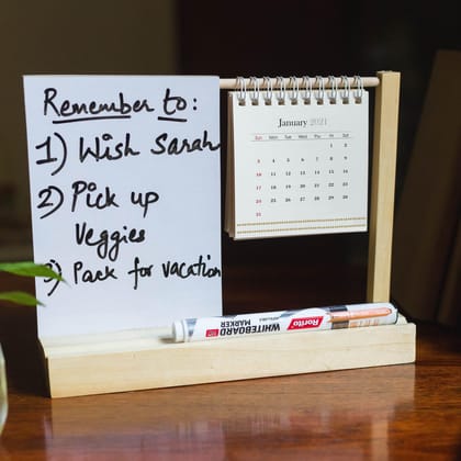 IVEI Warli Desk Calendar with Whiteboard