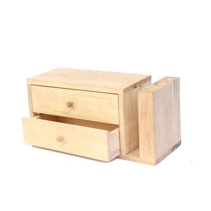 IVEI Wooden Pen Holder with Drawers - Desk Organizer