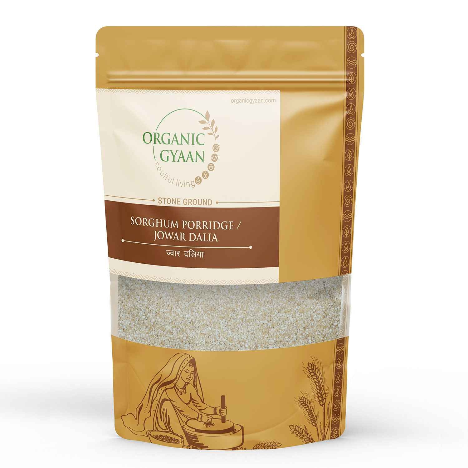 Organic Gyaan Sorghum Porridge / Jowar Dalia 900gm