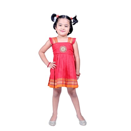 Red Khun Frock for girls