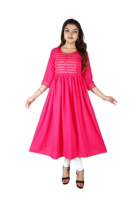 MAHIRA 'S COMFORT Maternity Gown: Stylish Rayon Feeding Kurti for Pregnancy and Breastfeeding