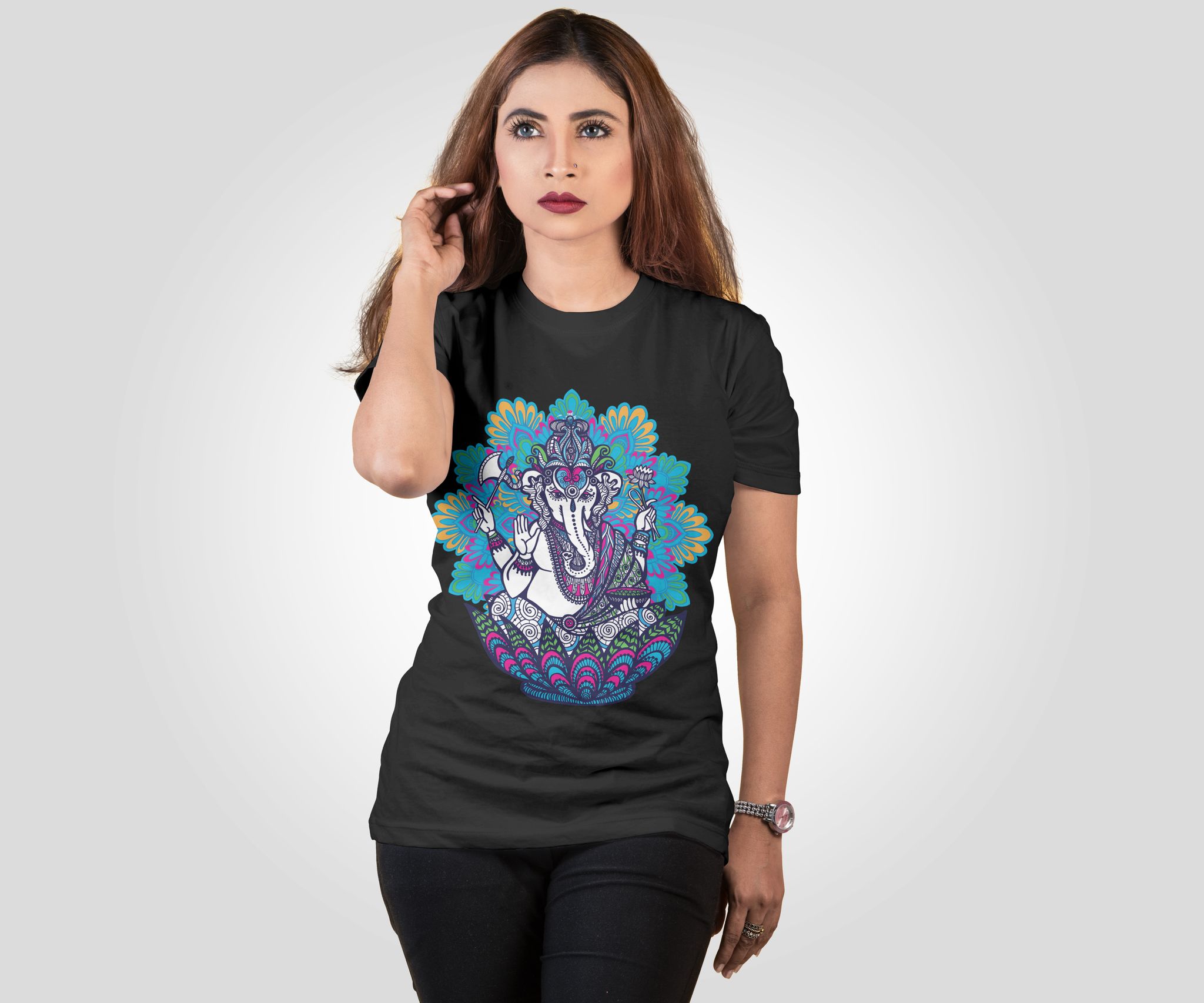 BALFA-WOMEN-TSHIRT- GANESH