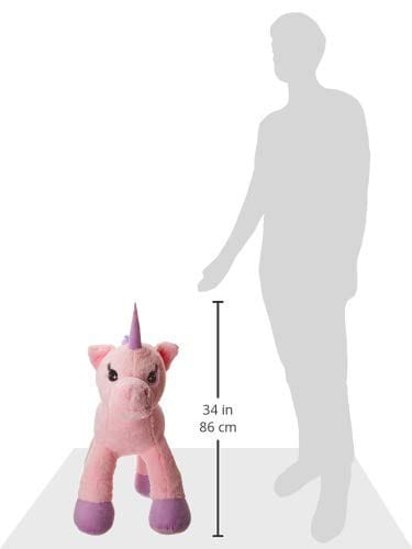 Hamleys giant pink unicorn cheap soft toy