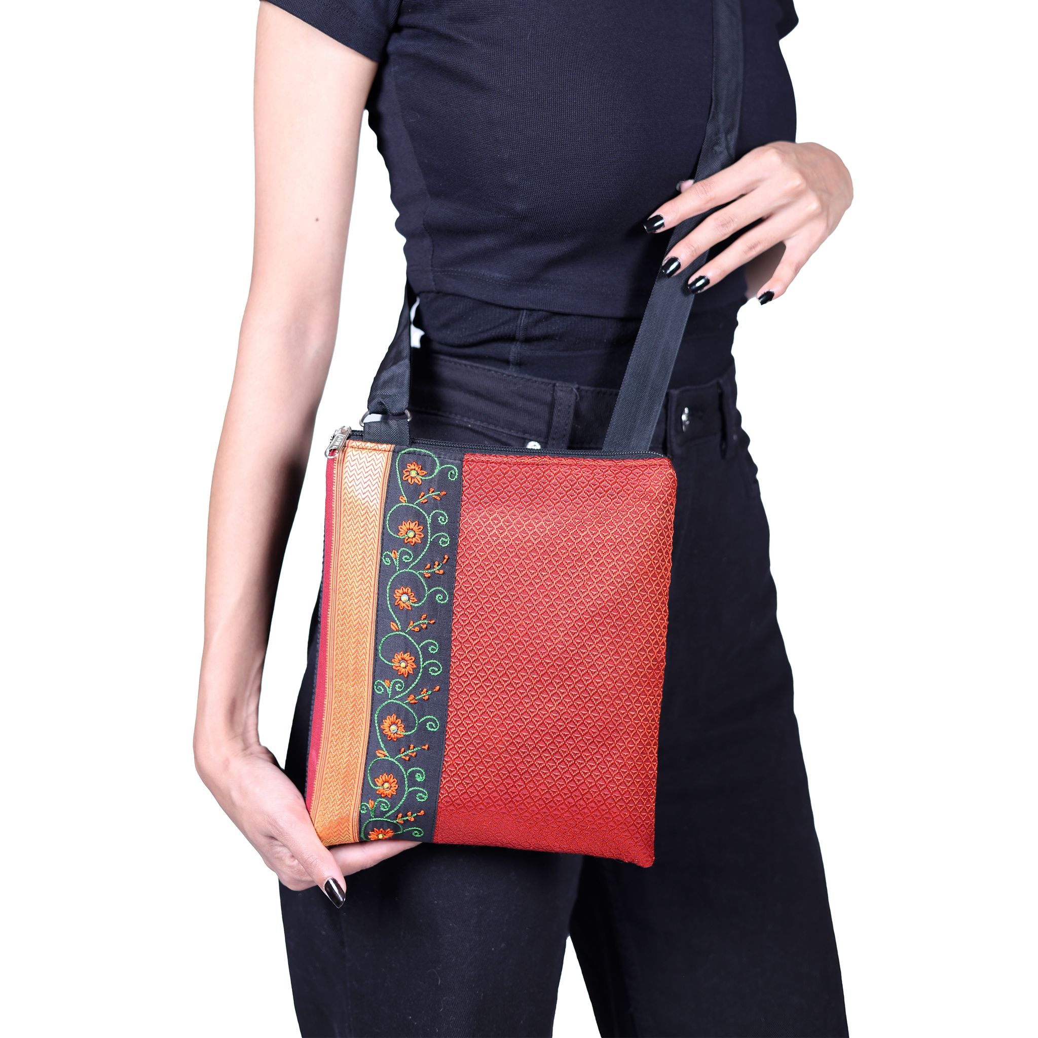 WILDHORN® Genuine Leather Ladies Sling Bag | Crossbody Bag | Shoulder Bag  with Adjustable Strap for Girls & Women WHLB1033BLUE. in Dandeli at best  price by Wildhorn India - Justdial