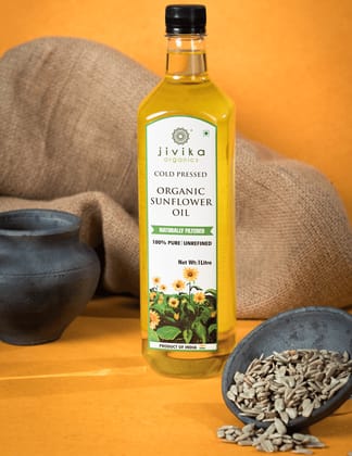 Organic Cold Pressed Sunflower Oil