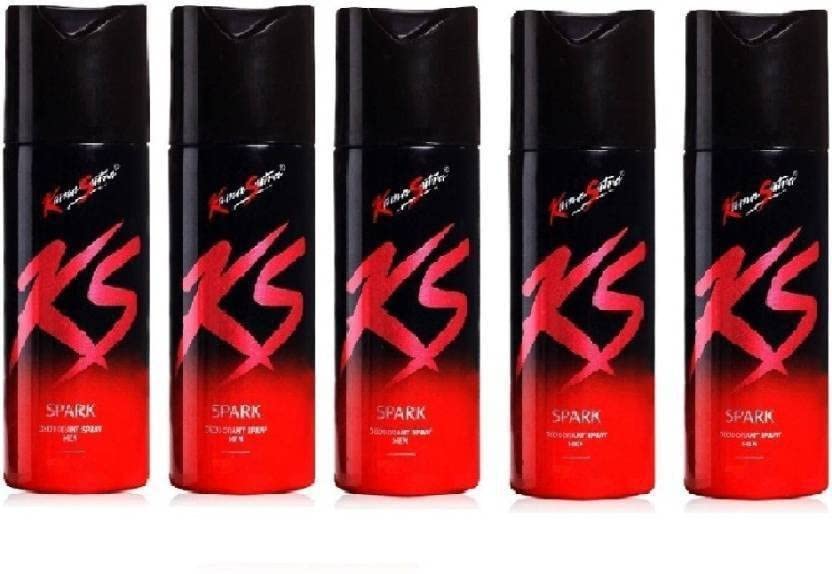 Kamasutra SPARK PACK OF 5 Deodorant Spray - For Men & Women��(750 ml, 150ml Each, Pack of 5)