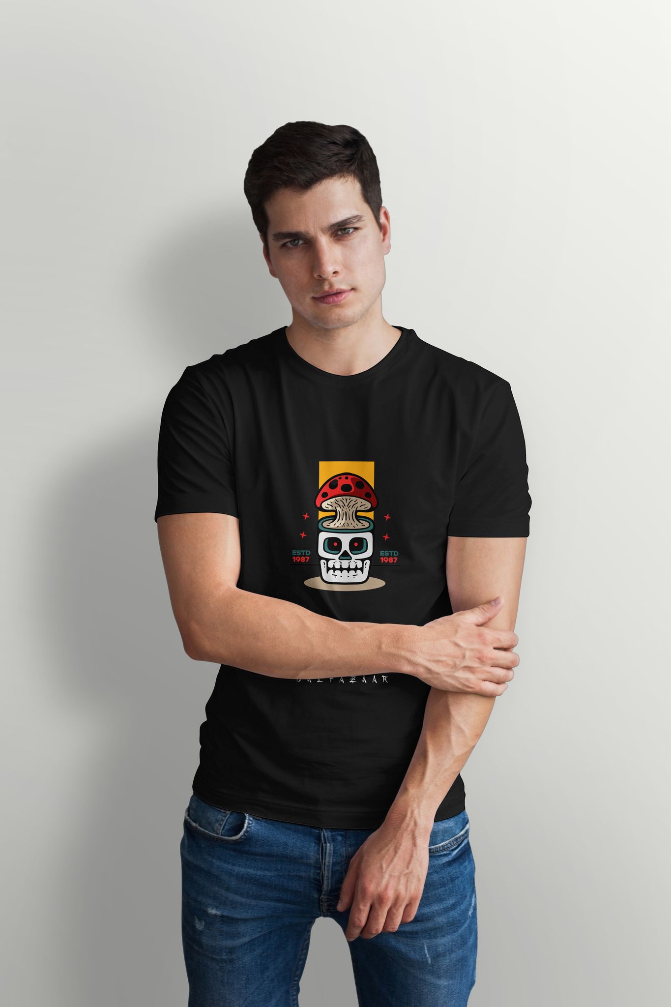 BALFA-MEN-TSHIRT-SKULLESTD