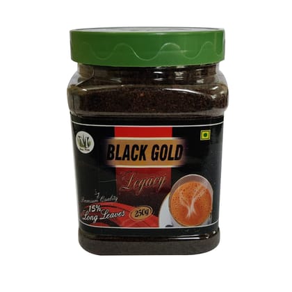 MINTRI TEA - Premium Tea blended with guaranteed 15% long leaves | BlackGold Legacy 250gms (Pack of 2 or Pack of 4)
