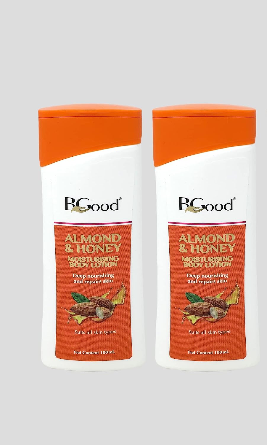 Almond Honey Moisturising Body Lotion - 100ml x 2 Bottle | Winter Body Lotion for Dry Skin