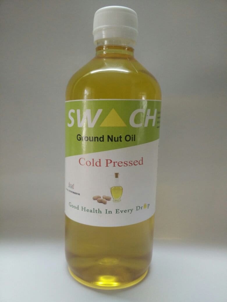 SWACH Cold Pressed Ground Nut Oil, 500 ml