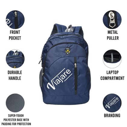 Viajare Plus Backpack with 2 front pocket access